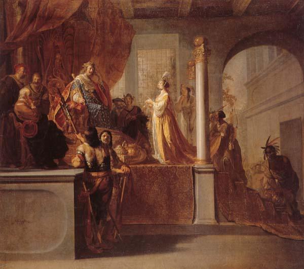 KNUPFER, Nicolaus The Queen of Sheba Before Solomon oil painting image